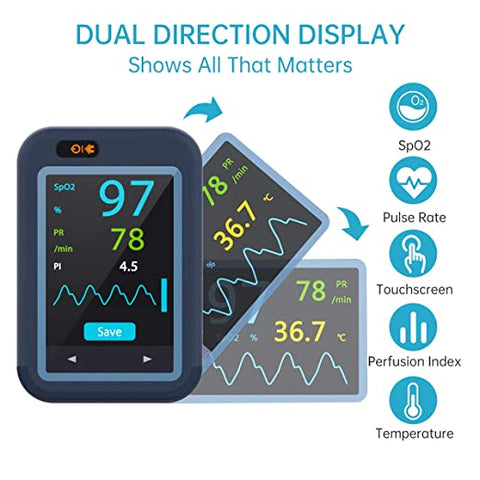 Check Me O2 Max Infant Sensor Babytone Checkme Pod Smart Blood Oxygen Monitor for Adults and Infant