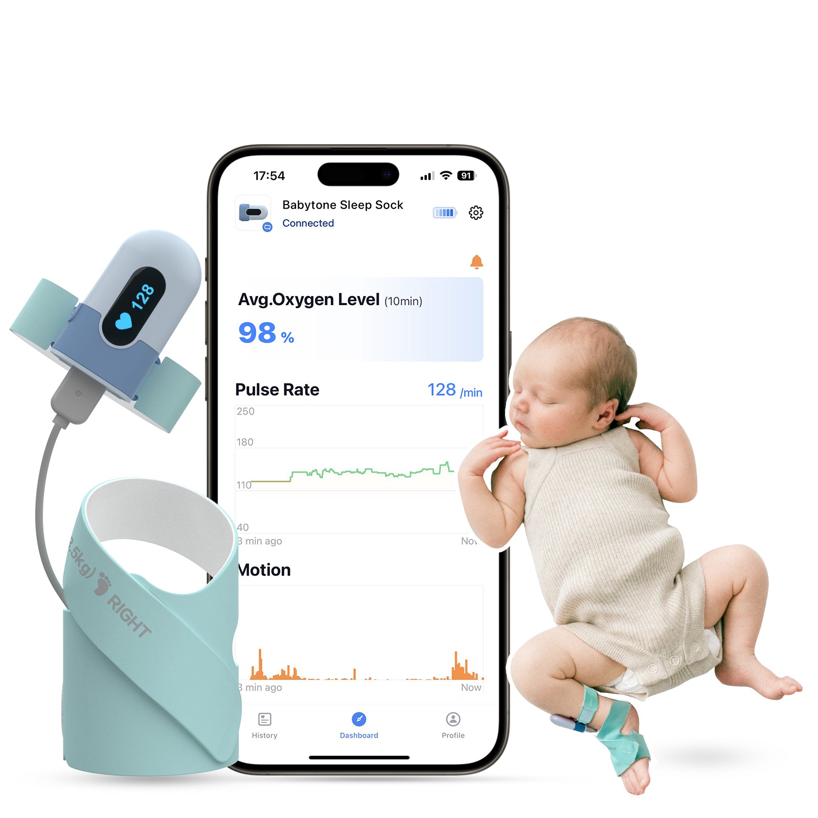 Babytone Baby Sleep Monitor for Home Use